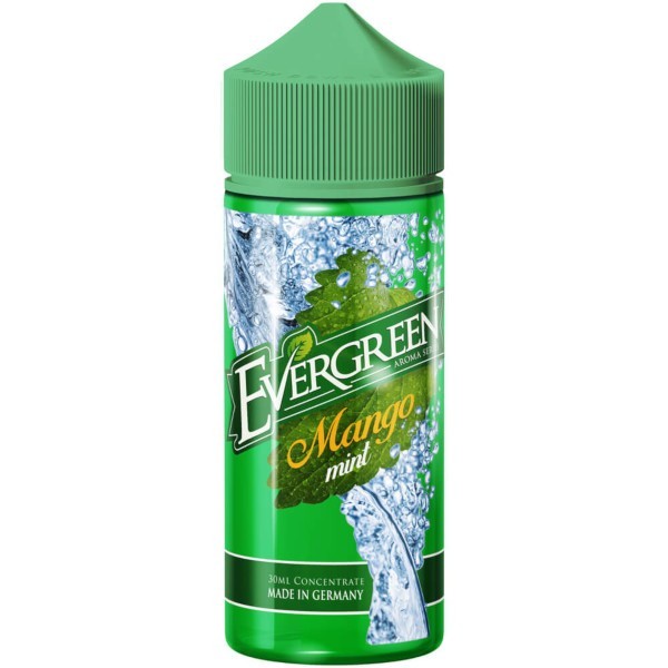 Evergreen - Mango Mint 30ml Aroma in 120ml Flasche