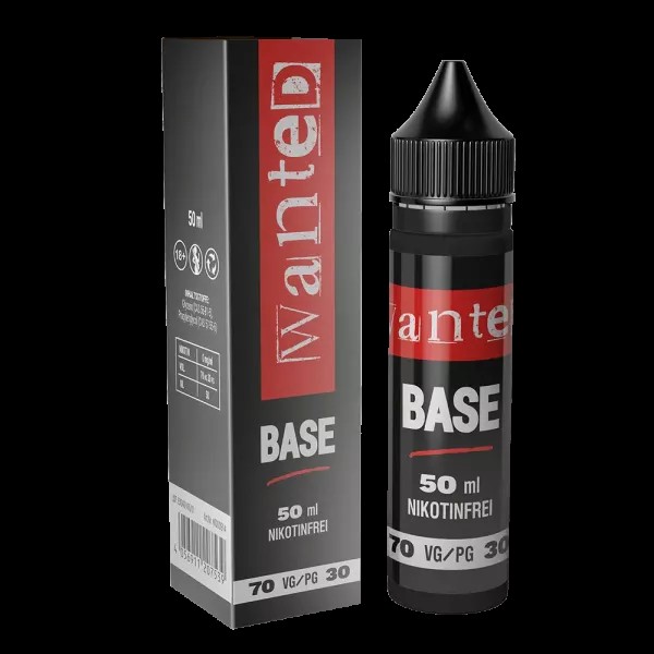 Wanted Base 70/30 50ml in 60ml Flasche STEUERWARE
