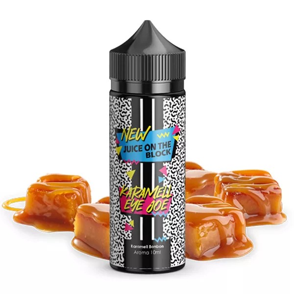 New Juice On The Block Karamell Eye Joe 10ml in 120ml Flasche
