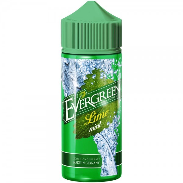 Evergreen - Lime Mint 30ml Aroma 120ml Flasche