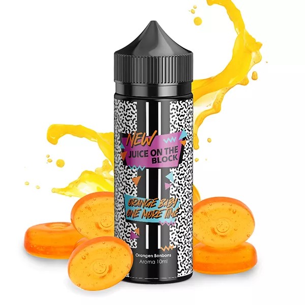 New Juice On The Block Orange Baby One More Time 10ml in 120ml Flasche