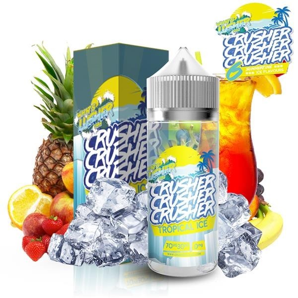 Crusher E-Liquid - Tropical Ice 0 mg 100 ml