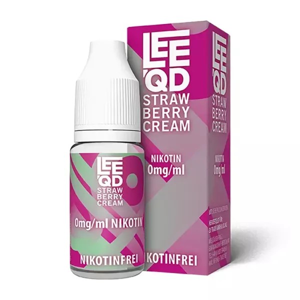 LEEQD Crazy Strawberry Cream 10ml Liquid STEUERWARE