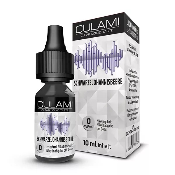 CULAMI Schwarze Johannisbeere 10ml Liquid STEUERWARE