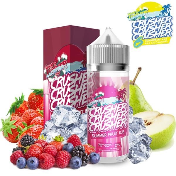 Crusher E-Liquid - Summer Fruit Ice 0 mg 100 ml