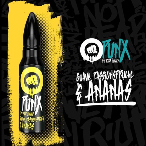 PUNX by Riot Squad - Guave, Passionsfrucht & Ananas - 50ml (Shortfill)