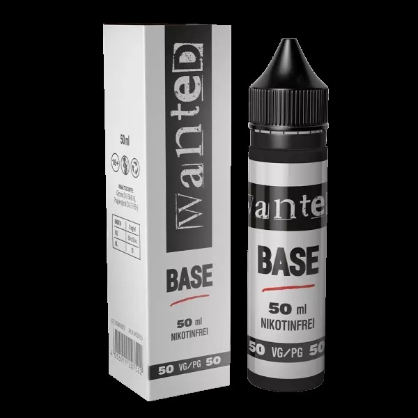 Wanted Base 50/50 50ml in 60ml Flasche STEUERWARE